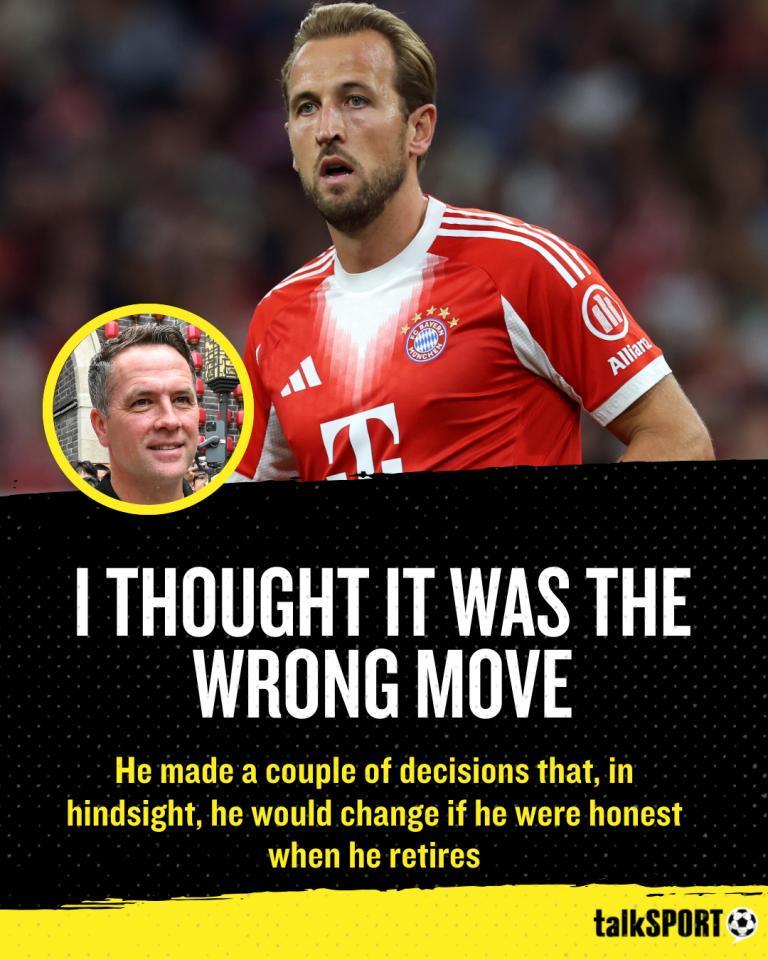 开云体育博彩-欧文：凯恩去拜仁是错的他应留在英超，但我尊重他的决定