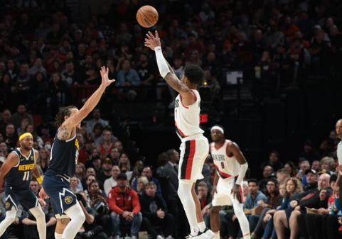 开云体育博彩-西蒙斯单节6记三分射穿掘金 开拓者4连胜暂登顶峰